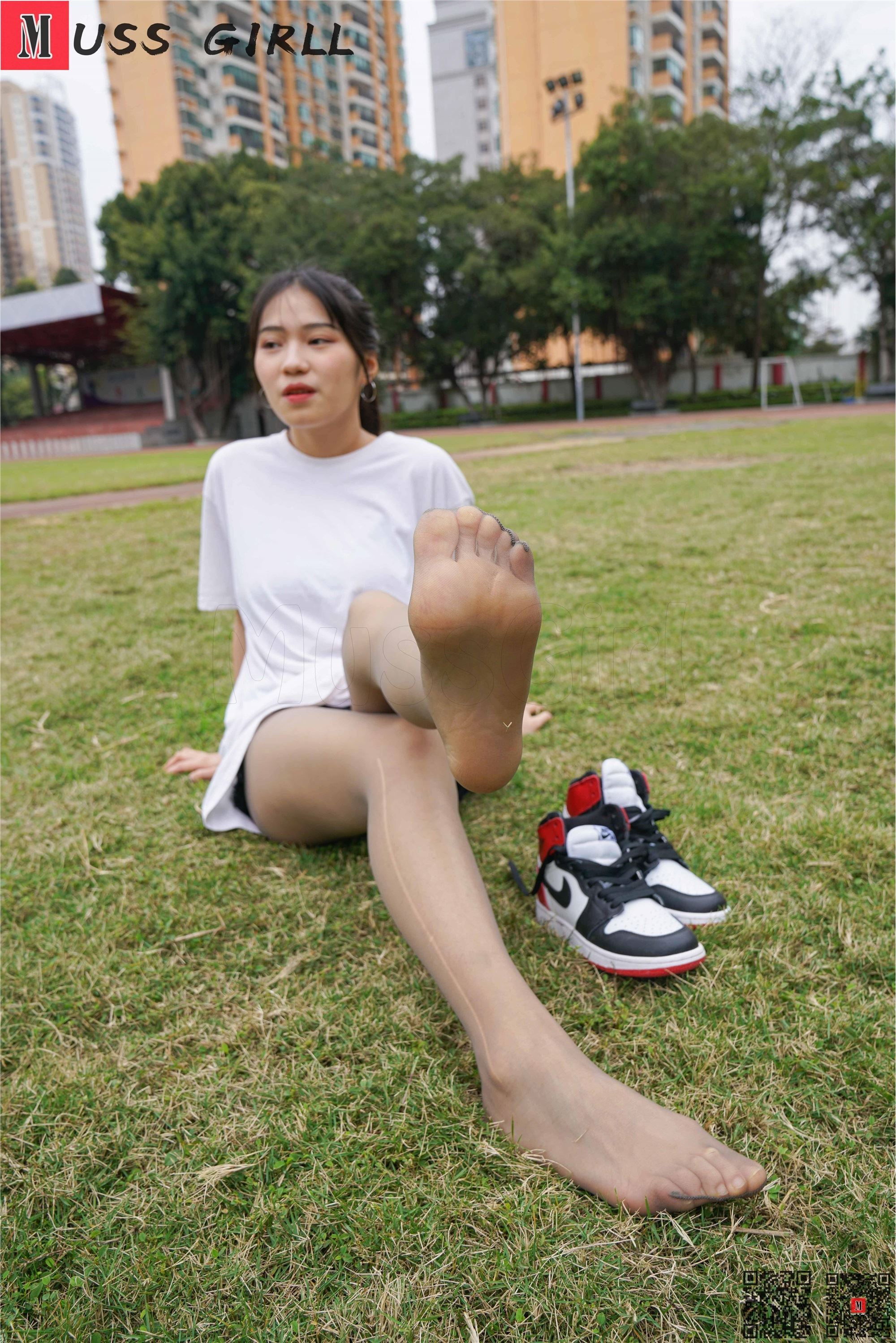 MussGirl慕丝女郎  NO.169 操场白衣裙